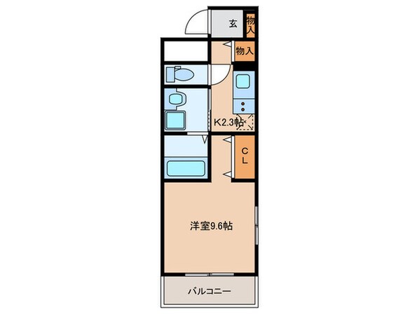 あどばんす蘭の物件間取画像